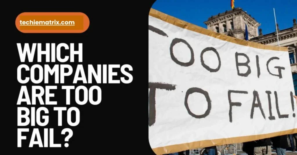 Which Companies Are Too Big To Fail
