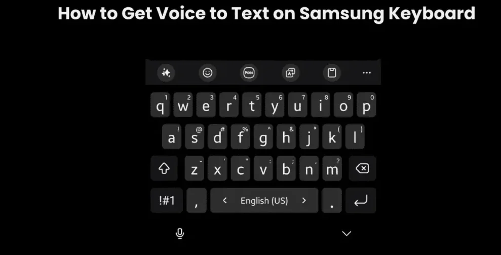 How to Get Voice to Text on Samsung Keyboard
