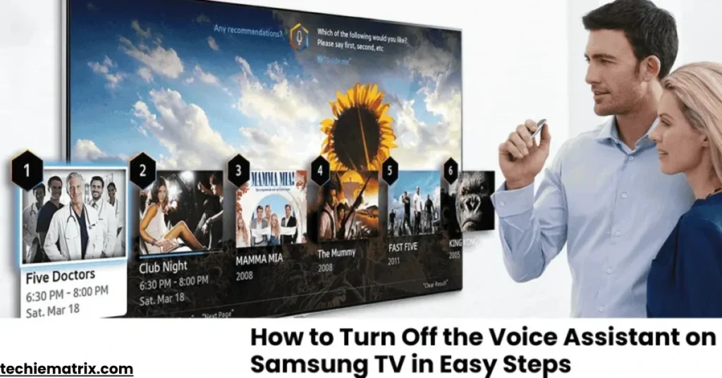 How to Turn Off the Voice Assistant on Samsung TV in Easy Steps